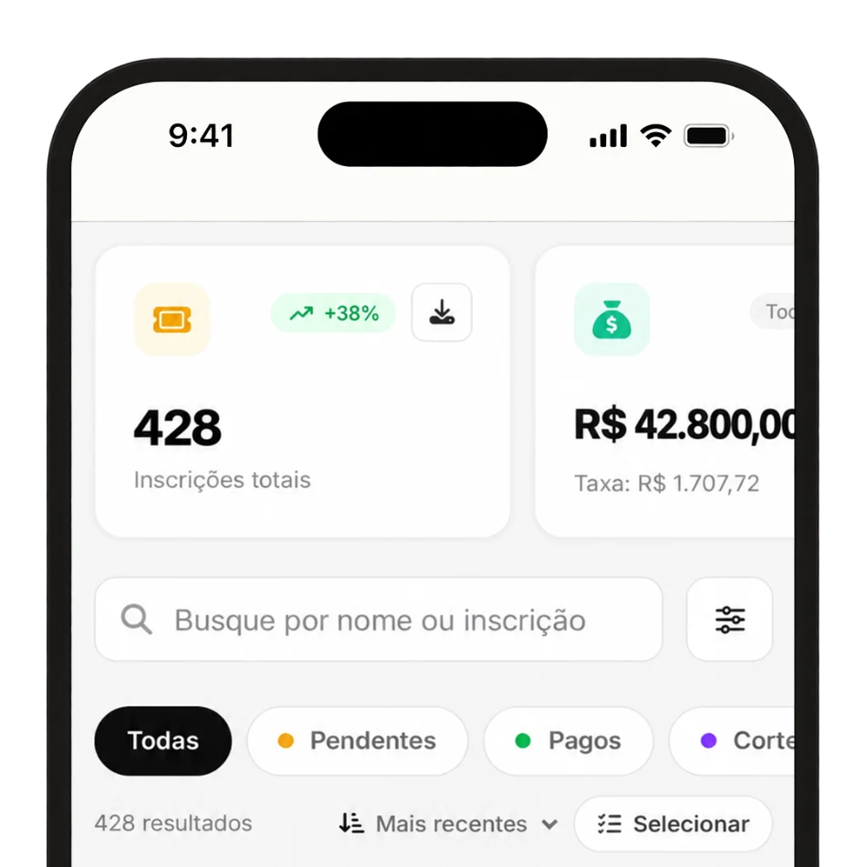 Imagem: Financeiro e relatórios